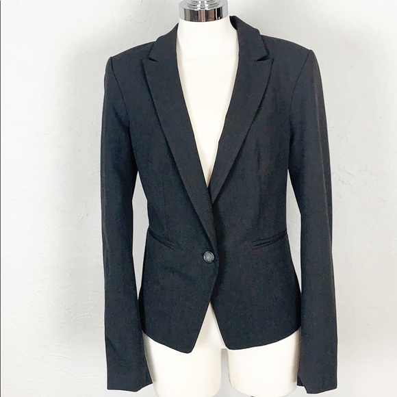 LOFT Jackets & Blazers - Loft Charcoal Gray Blazer in a size 8.